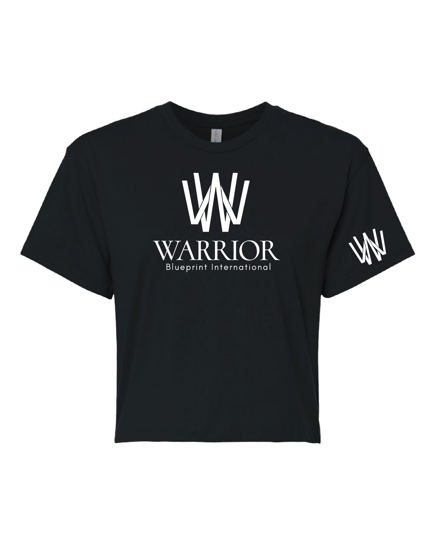 Warrior Blueprint Cropped Tee